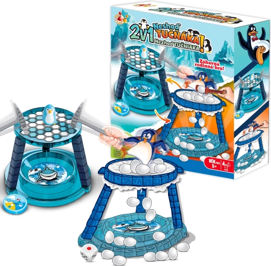 Studo Games 2 en 1 No dejes caer al pingüino – juego familiar de habilidad