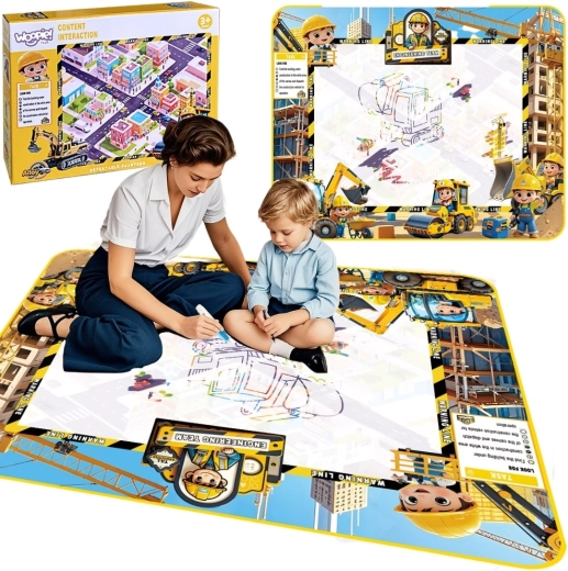 WOOPIE Alfombrilla de dibujo con agua y accesorios