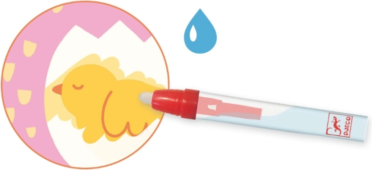 La magia de los colores con el toque del agua
