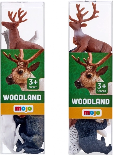 Mojo mini mundo – animales del bosque, set de 6 figuras