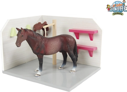 Box de lavado de madera para caballos 1:24