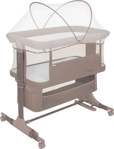 Cuna de colecho Lionelo Jodie 3 en 1 beige taupe
