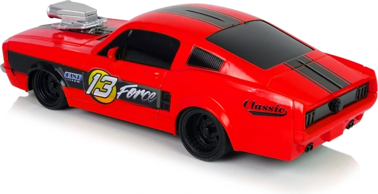 Diseño deportivo tipo muscle car