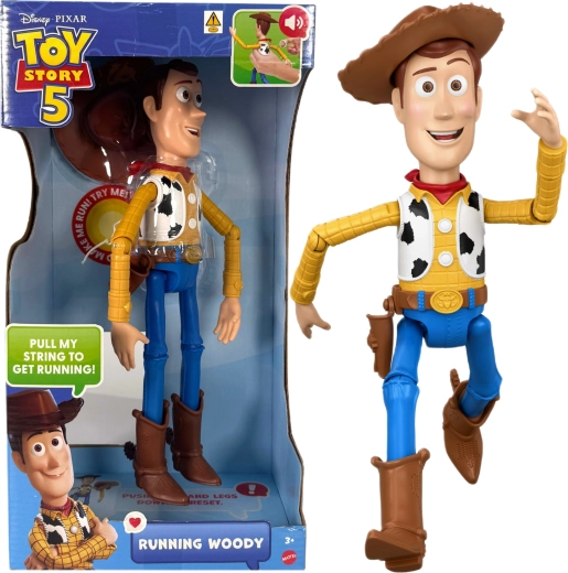 Mattel Disney Toy Story figura interactiva Woody corriendo 30 cm (versión en inglés)
