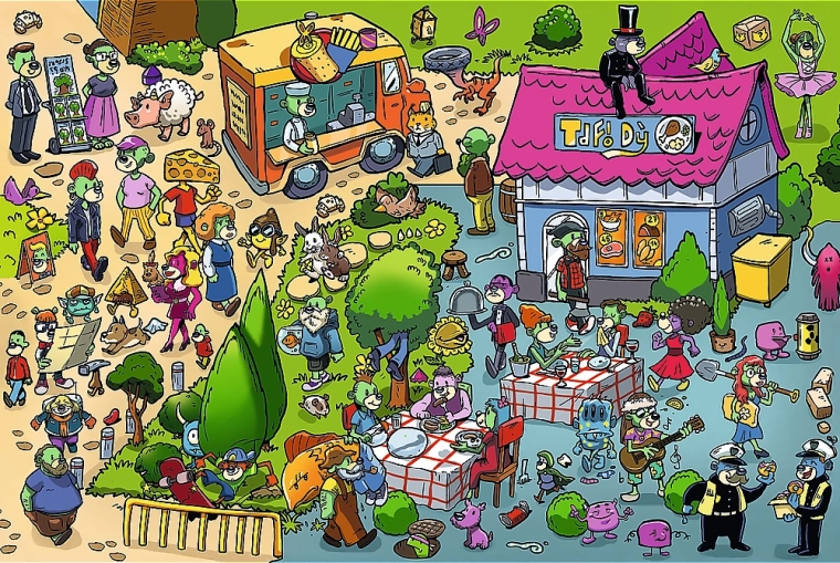 Puzle Treflíci: Spy Guy 160 piezas