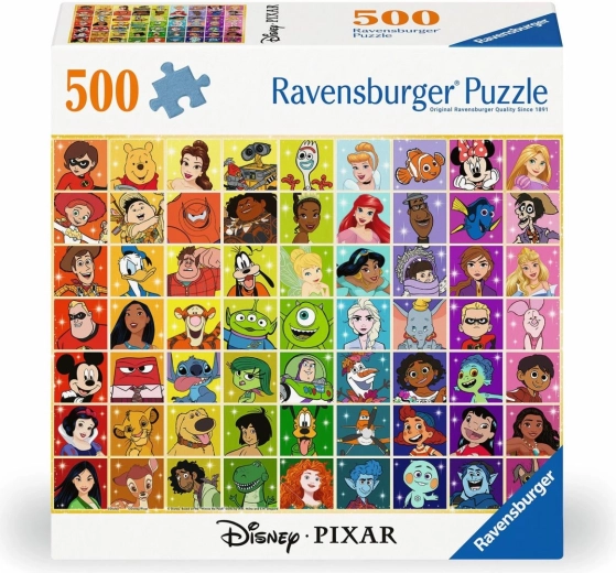 Puzzle Ravensburger Disney: personajes 500 piezas