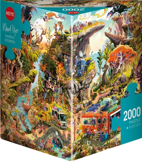 Puzzle Heye Historias nórdicas de 2000 piezas