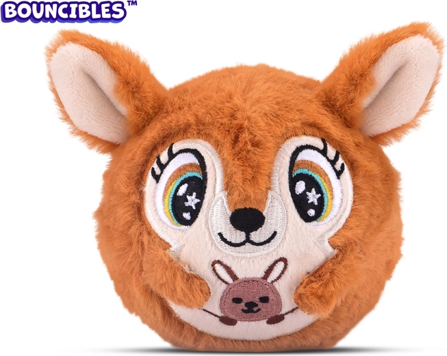 Canguro saltarín de peluche Jumpi Bouncibles, 8 cm
