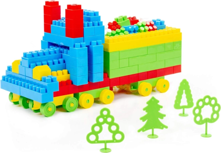 Construye un camión con el set con ruedas