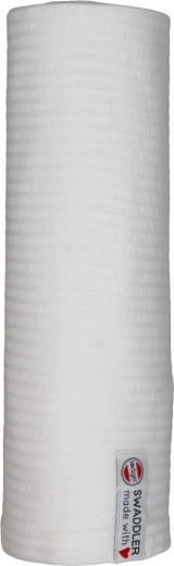 Pañal de tela Lodger Swaddler seersucker 120 × 120 cm cloud dancer