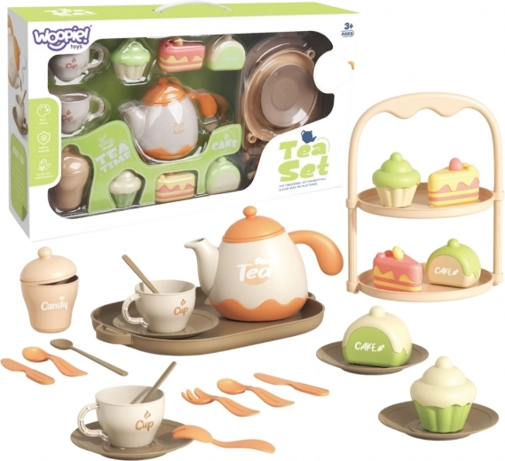 Woopie juego de té y postres para niños 25 piezas