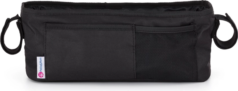 Organizador para cochecito Pocket Absolute Black PETITE&MARS