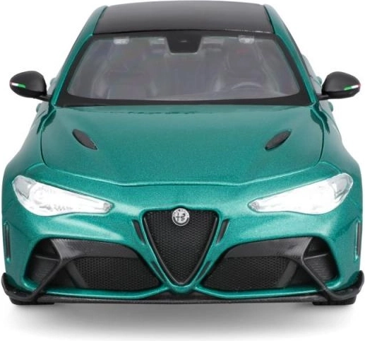 Modelo de coche Bburago Alfa Romeo Giulia GTA 1:18 en verde metalizado