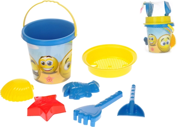 Set para arena Caritas sonrientes, 7 piezas