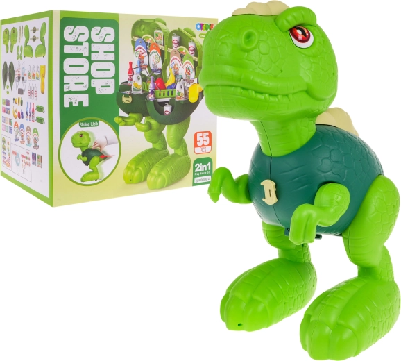 Dinosaurio montable y tienda 2 en 1 para niños a partir de 3 años