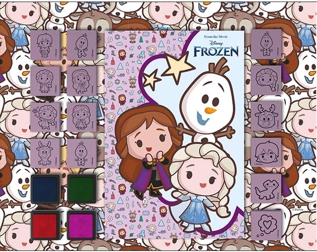 Divertido juego de sellos Frozen