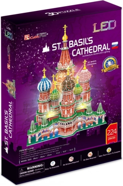Puzzle 3D iluminado del Templo de San Basilio