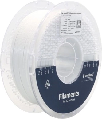 Filamento PETG de alta velocidad 1,75 mm, blanco, 1 kg