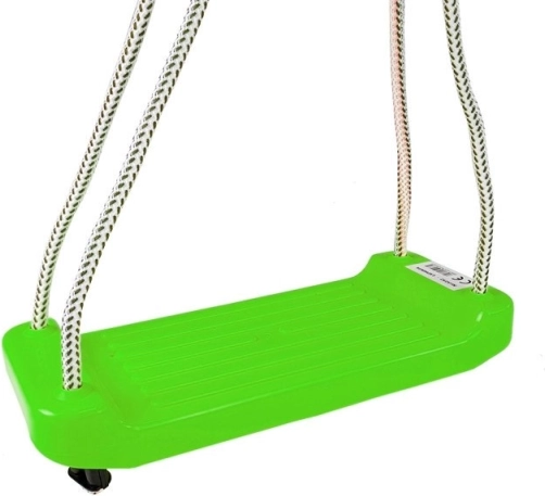 Columpio de jardín de plástico tipo tabla verde