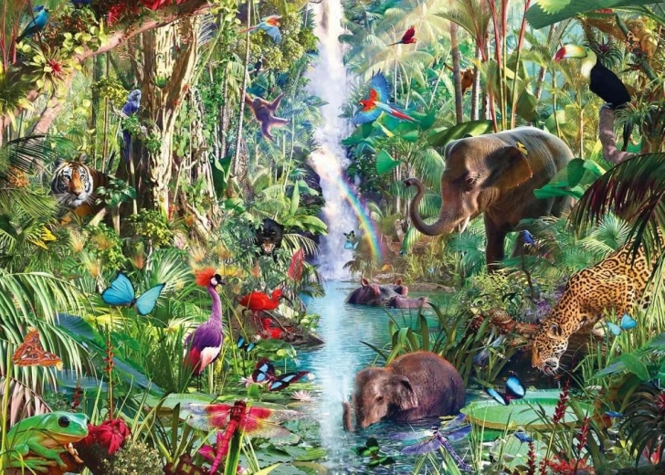 Puzzle Ravensburger Animales en la jungla 9000 piezas