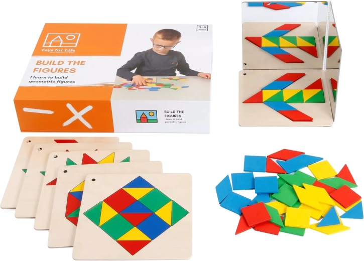 Toys for life mosaico de madera