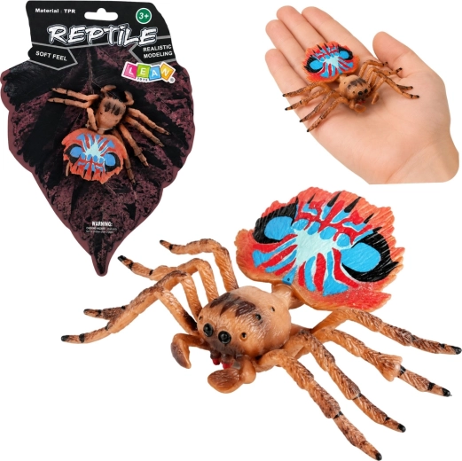 Figura realista de goma de tarántula 12 cm