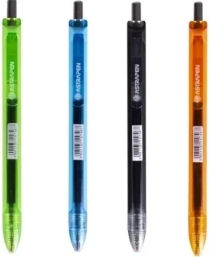 Bolígrafo ASTRA Stripes, 0,7 mm, surtido de colores