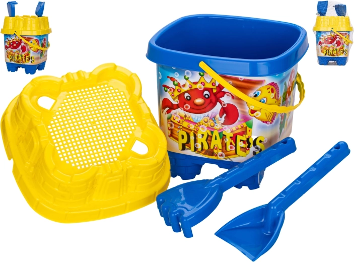 Set de arena Mundo Marino, 4 piezas