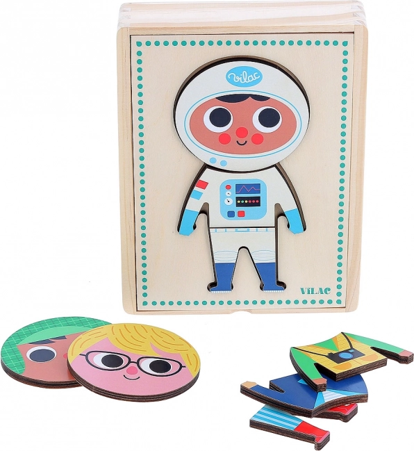 Puzzle de vestir Vilac Jules