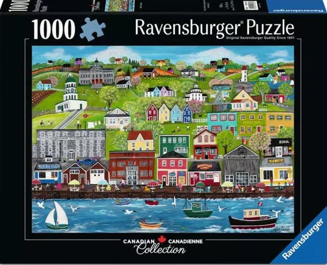 Puzzle Ravensburger Canadian Collection: Halifax Harbour 1000 piezas