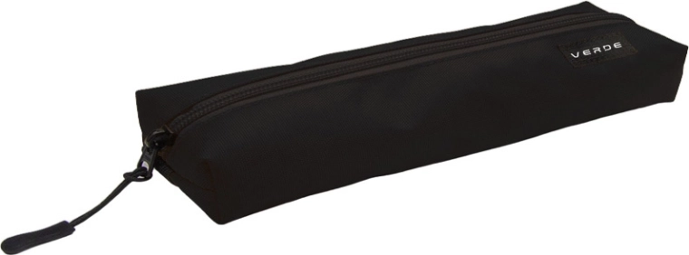 Estuche para lápices con banda elástica VERDE negro