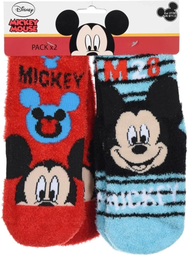 Calcetines térmicos infantiles de Mickey Mouse, 2 pares