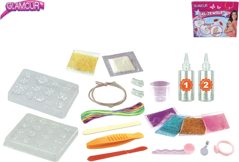 Glamour kit creativo para hacer joyas en caja