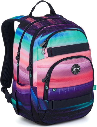 Mochila estudiantil Topgal VIKI con degradado de colores