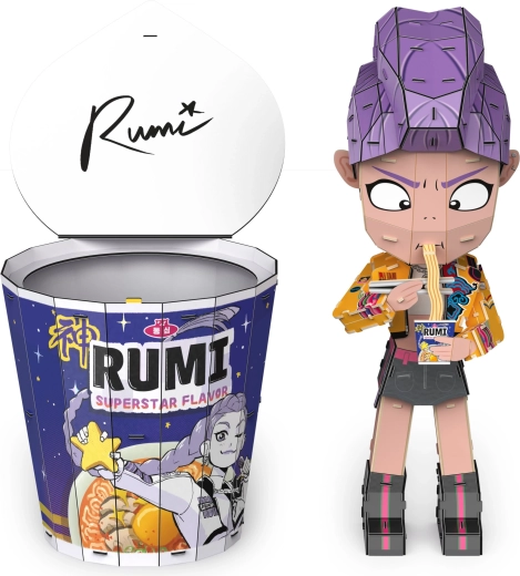 Vaso de ramen al estilo de la serie