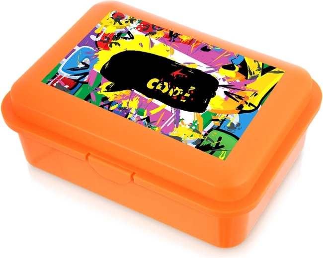 Caja para merienda Orion naranja Cool 750 ml