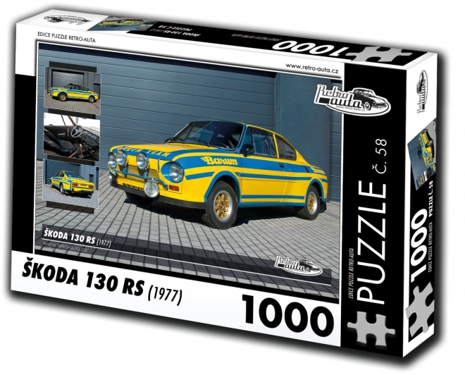 Puzzle Retro-Autos Škoda 130 RS 1000 piezas
