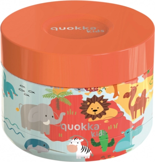 Termo recipiente de comida de acero inoxidable Quokka Whim Map of Life 360 ml