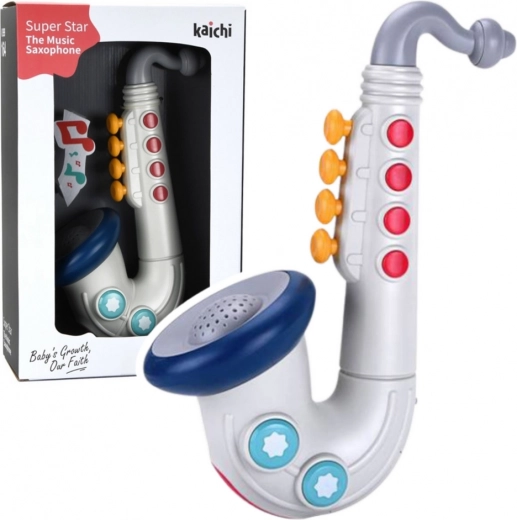 Saxofón musical interactivo para niños
