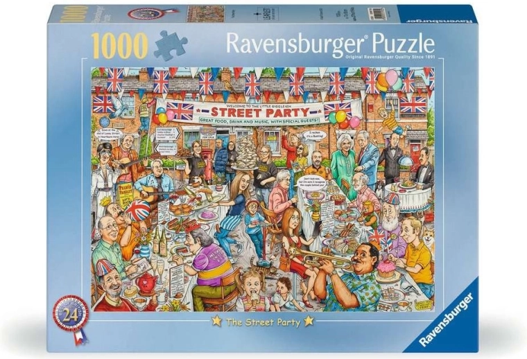 Puzzle Ravensburger Best of British: Celebración callejera 1000 piezas