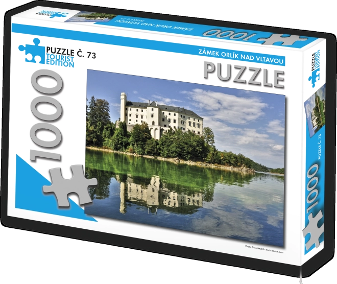 Puzzle Castillo de Orlík sobre el Vltava 1000 piezas