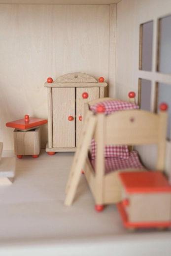 Acogedor estilo rústico para el dormitorio infantil