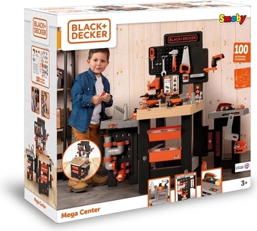 Mega taller de trabajo Smoby Black+Decker
