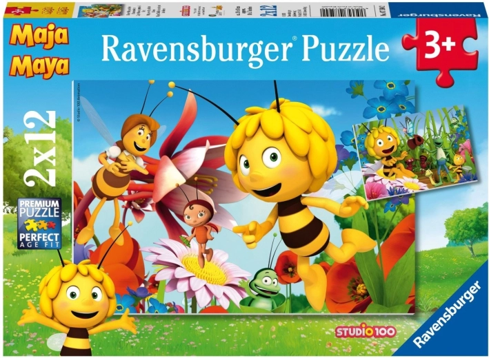 Puzzle Ravensburger Abeja Maya 2x12 piezas