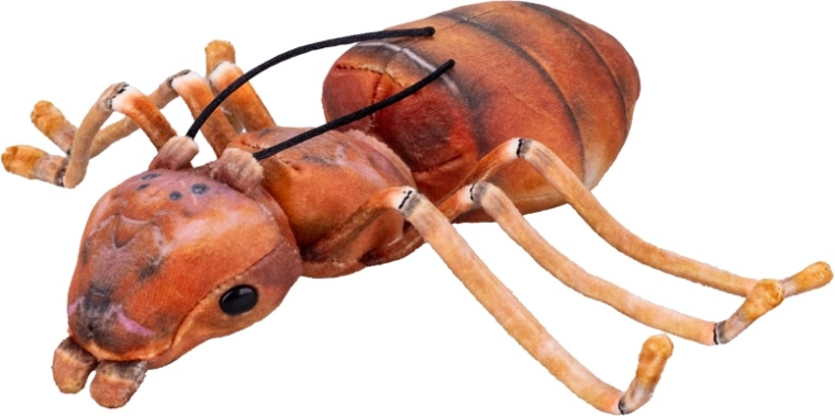 Hormiga marrón de peluche 20 cm