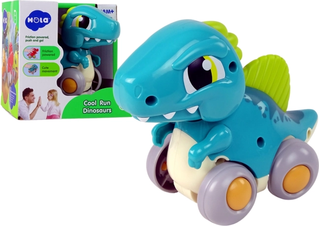 Dinosaurio con ruedas – figura de Spinosaurus azul