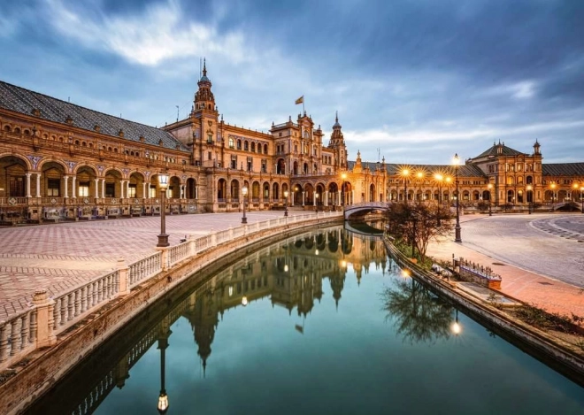 Puzzle RAVENSBURGER Plaza de España, Roma 1000 piezas