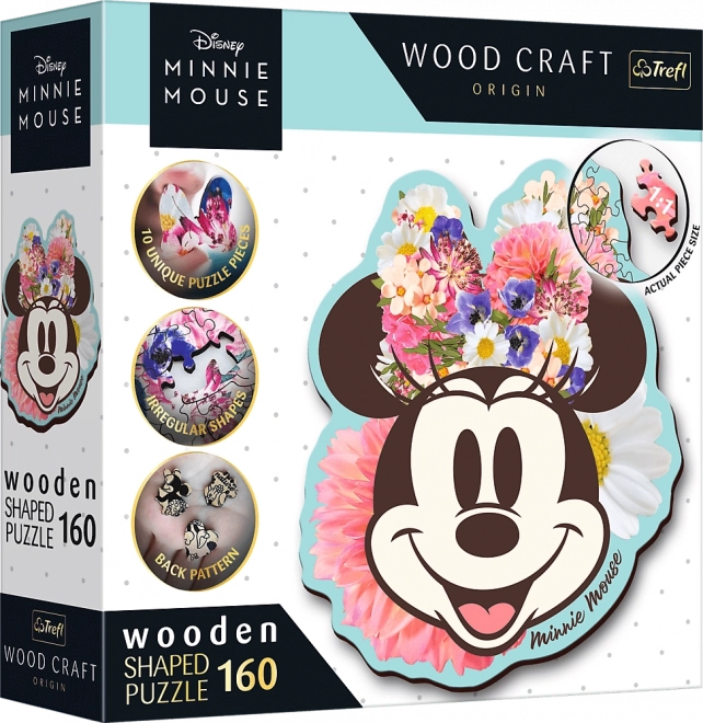 Puzle de madera Minnie de 160 piezas