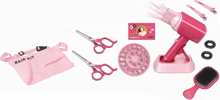Set de peluquería con efectos 11 piezas