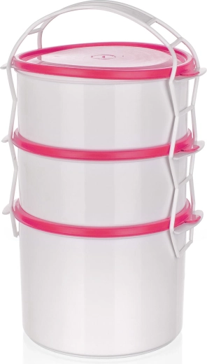 Fiambrera APETIT 2×1 l + 1,5 l, set de plástico de 3 piezas